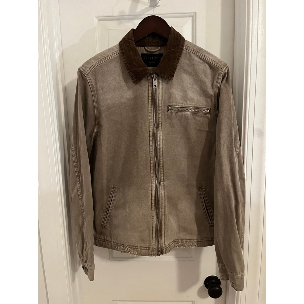 AllSaints Mens Canvas Workwear Jacket